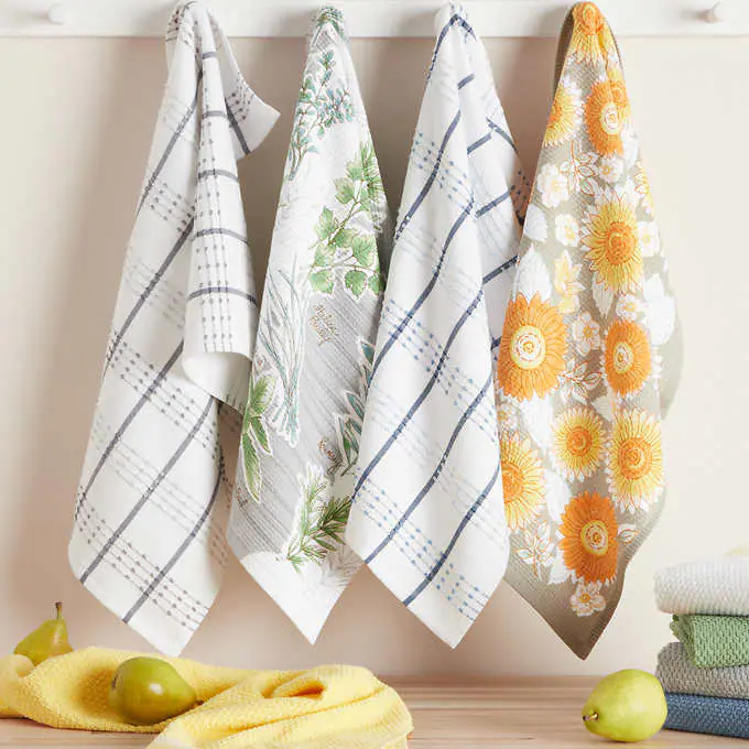 Town & Country Culinary Classics 8-Piece Kitchen Towel Set
