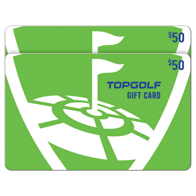 Topgolf - Two $50 eGift Cards