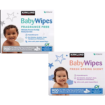 Kirkland Signature Baby Wipes, 900-Count