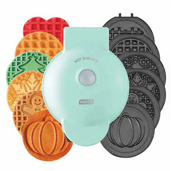 Dash Multi-Plate Mini Waffle Maker with Removable Plates