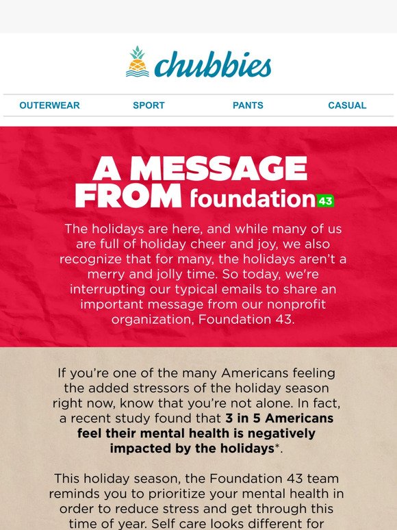 Take care of your mental health this holiday season