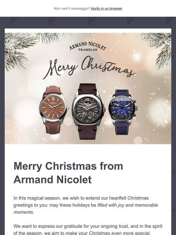 Merry Christmas from Armand Nicolet