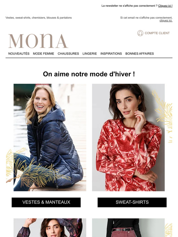 ❄ La mode d'hiver qu'on aime - découvrez les collections !