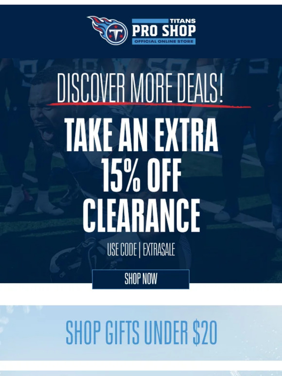 Take an Extra 15% Off Clearance! 🎉
