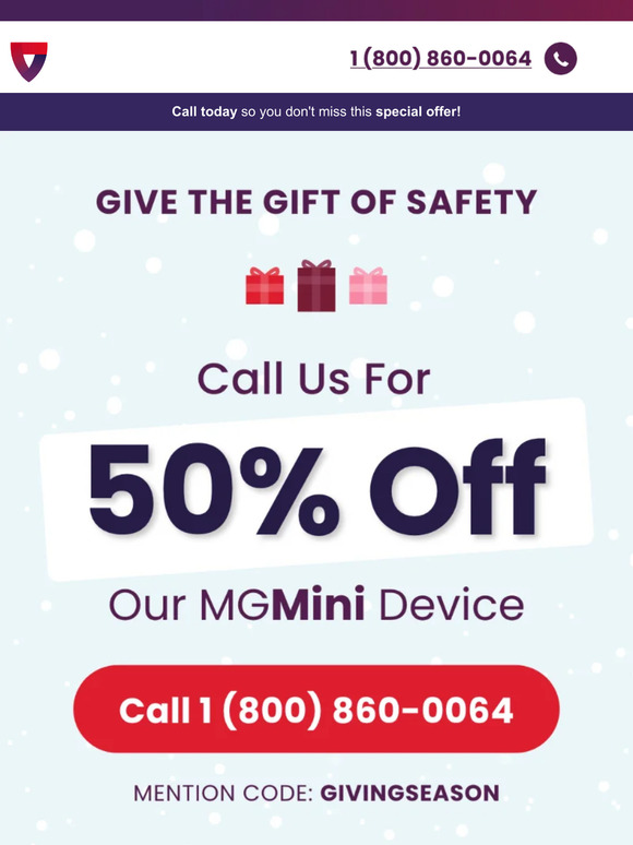 Friend, MGMini at half price! Delivered before Christmas if you order today.