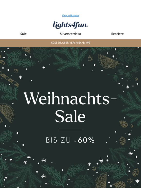 Weihnachts-Sale | Bis zu -60% ⚡