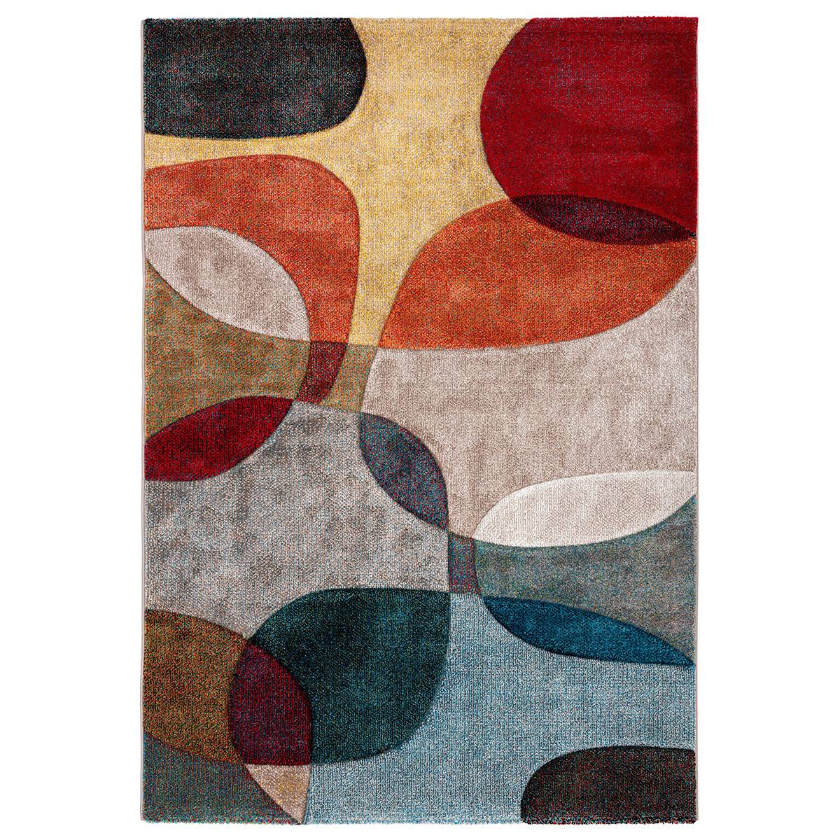 Webteppich Curves 133 x 190 cm