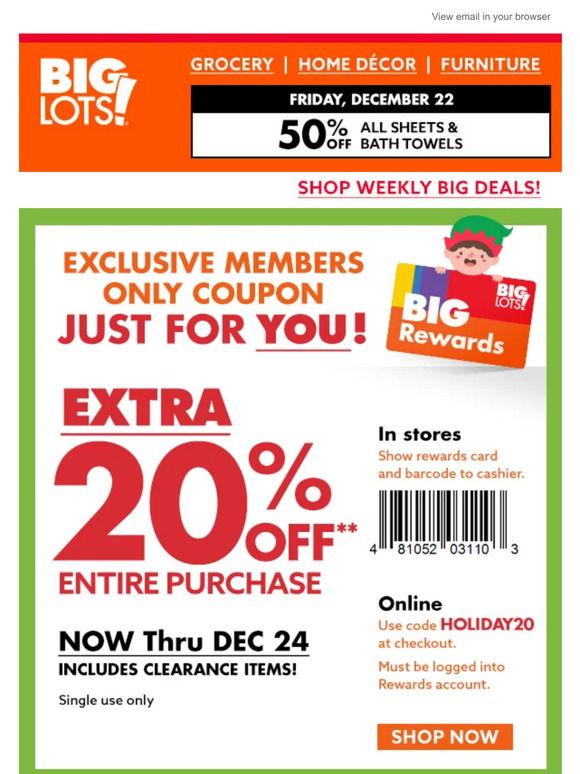 BIG LOTS CLEARANCE SALE * TARGET FINDS & MORE 