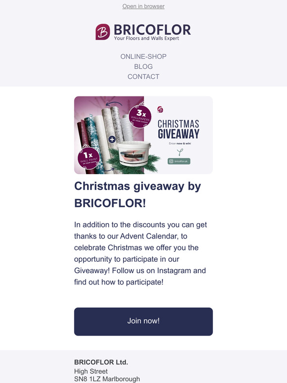 🎄 Join now our Giveaway! 🎄
