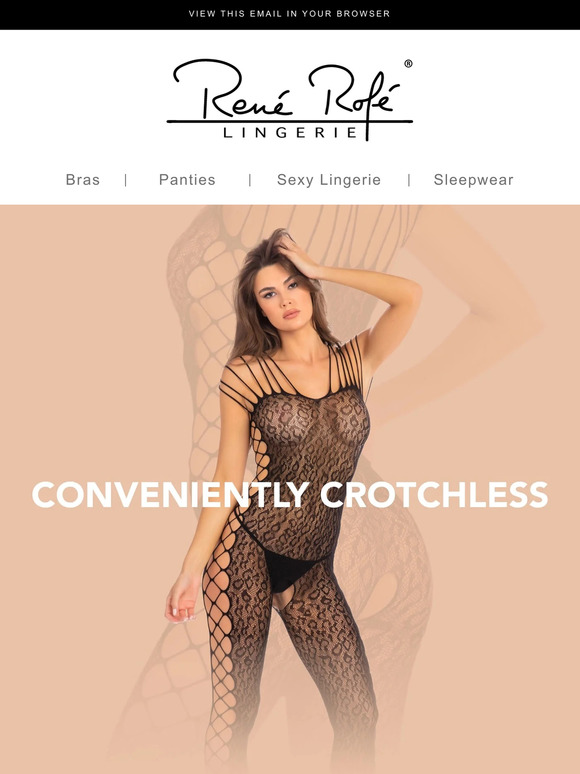 Conveniently crotchless
