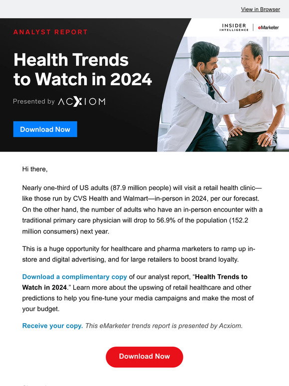 Insider Intelligence: [Analyst Report] Health Trends to Watch in 2024 ...