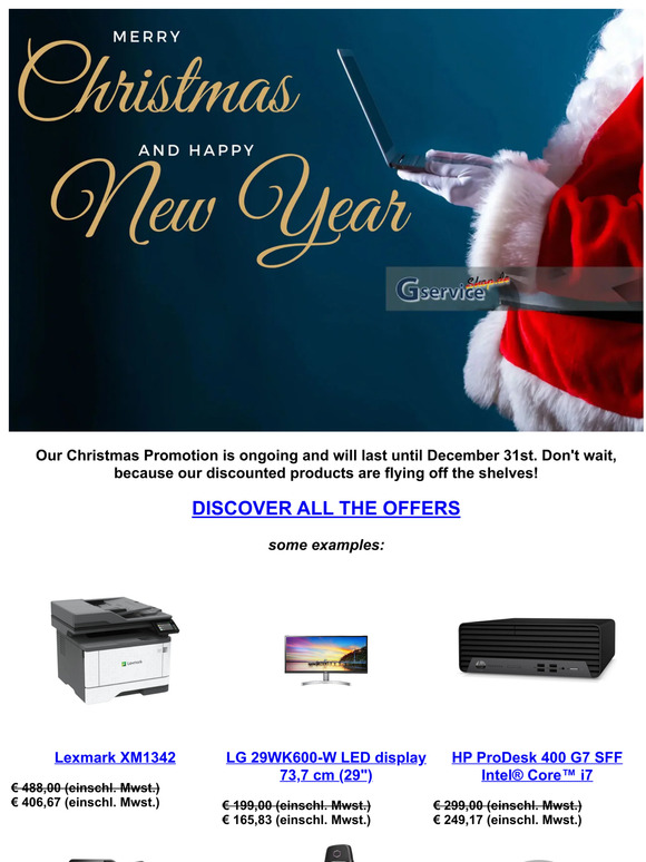End of year offers