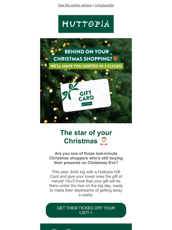 Behind on your Christmas shopping?