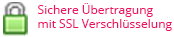 Sichere Übertragung mit SSL Verschlüsselung
