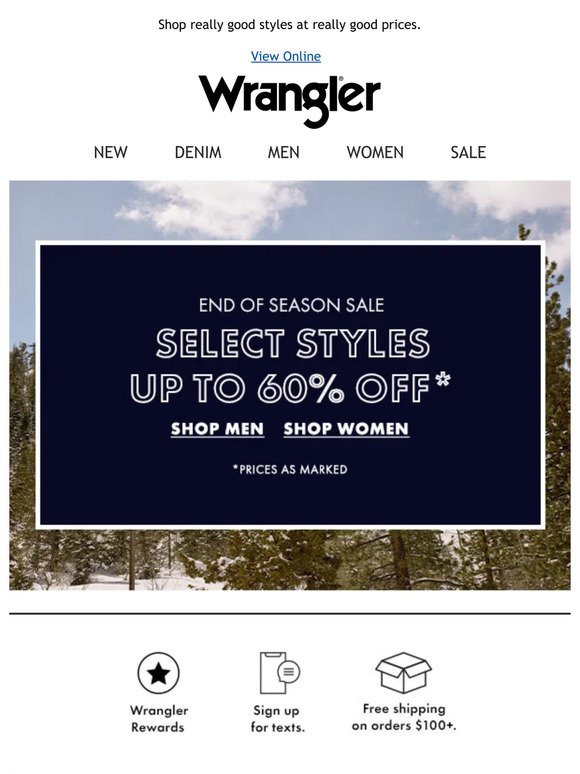 The end of season sale just kicked off!