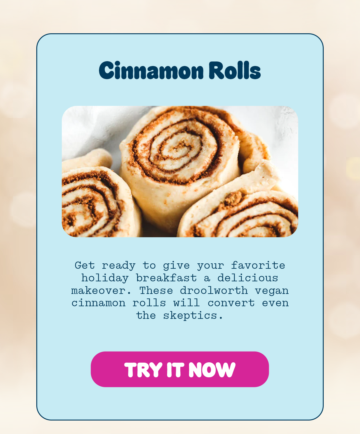 Cinnamon Rolls