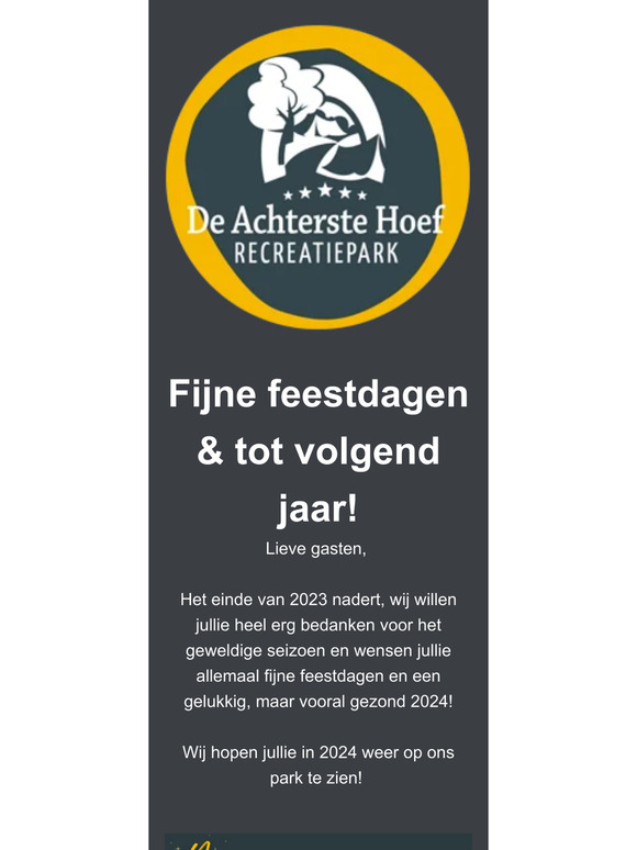 Fijne feestdagen & een gelukkig nieuwjaar!