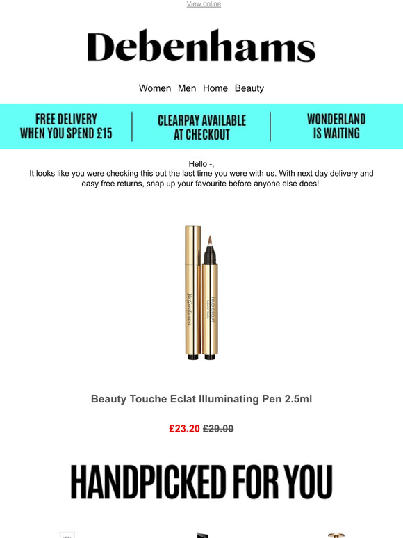 Take another look, Beauty Touche Eclat Illuminating Pen 2.5ml is waiting for you