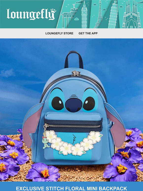 Funko: Loungefly Exclusive: Stitch Floral Backpack | Milled