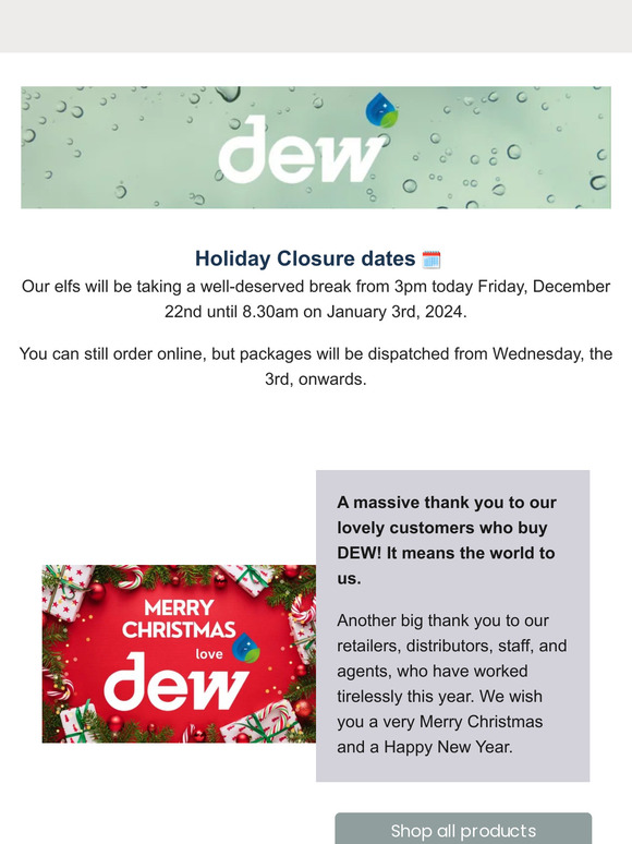 Dew they know it's Christmas 🎶