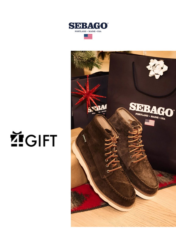 In ritardo con i regali? Regala Sebago con 4GIFT 🎁