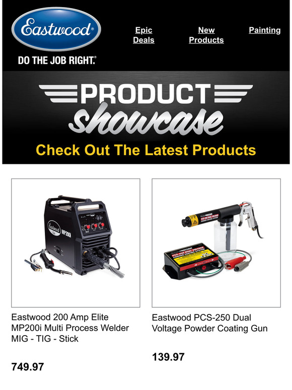The Eastwood Company 🧰 Check Out Eastwood's Hot Products Milled