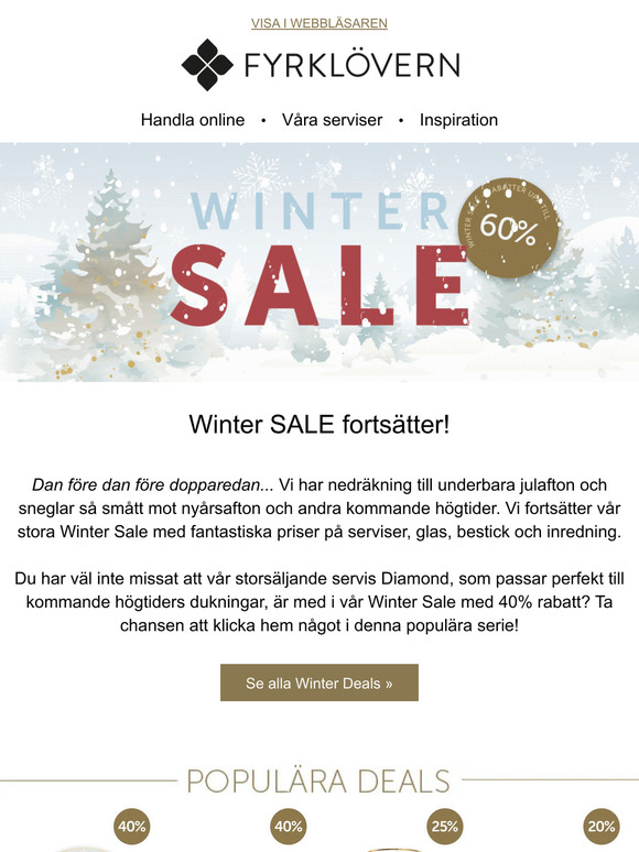 Storsäljare i vår Wintersale!