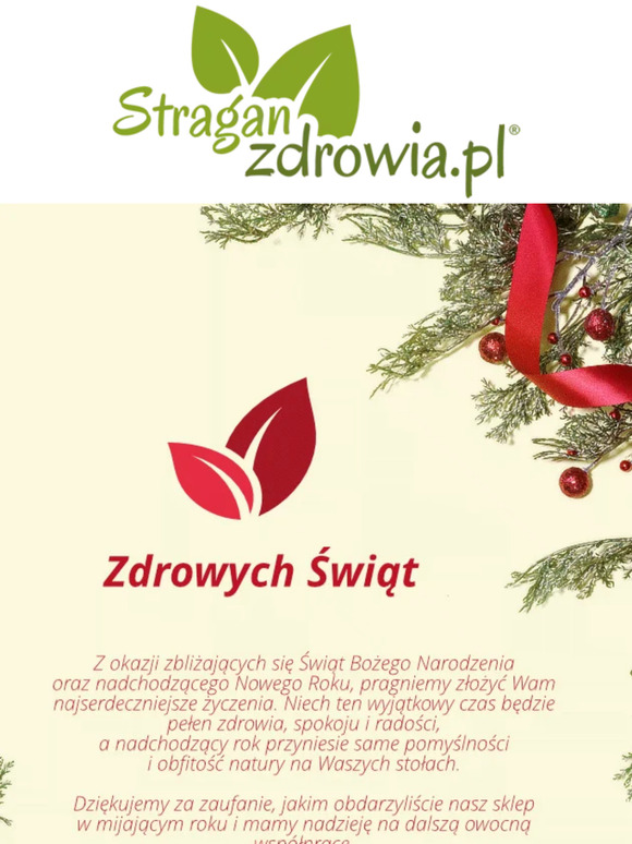 Dziękujemy za zaufanie - Zdrowych Świąt