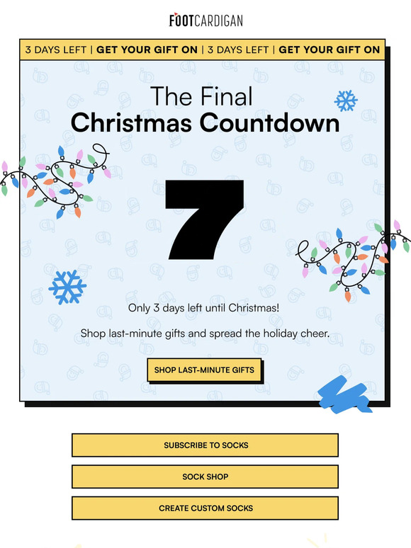 3 Sleeps Until Christmas 🎅