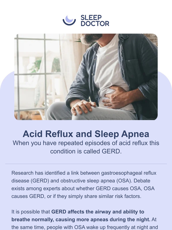 Singular Sleep Acid Reflux and its Link to Sleep Apnea Milled