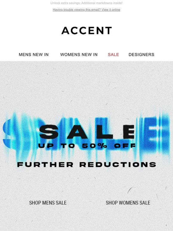 SALE | Even More Further Reductions