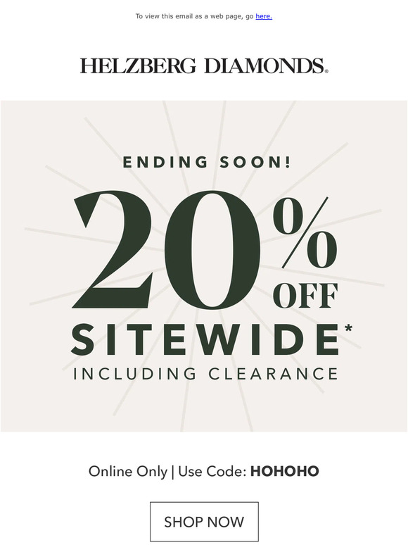 Helzberg Diamonds Email Newsletters Shop Sales, Discounts, and Coupon