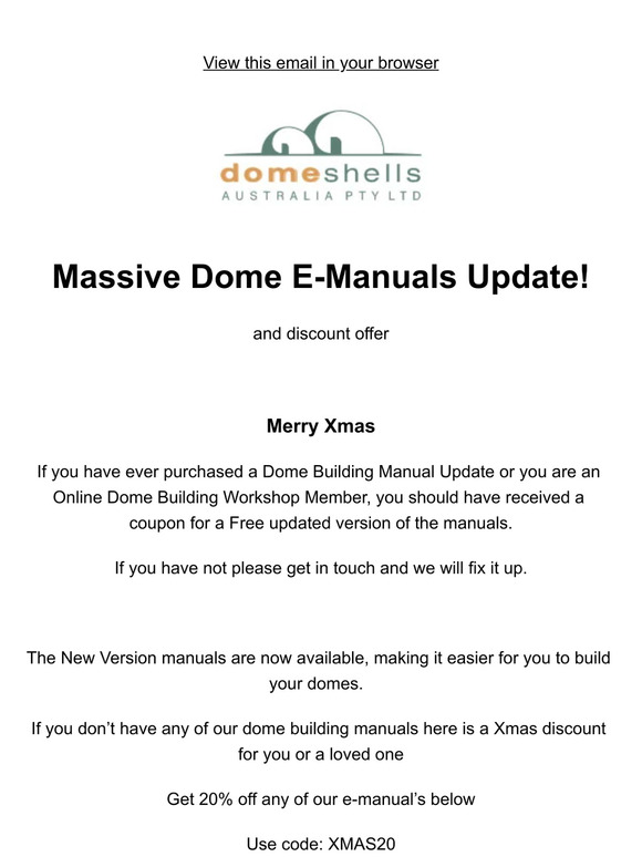 NEWS! New Versions of the Basalt & Bamboo Dome Building Manuals