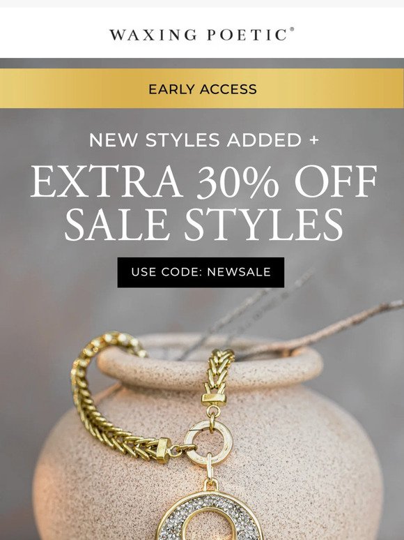 Early Access to New Markdowns