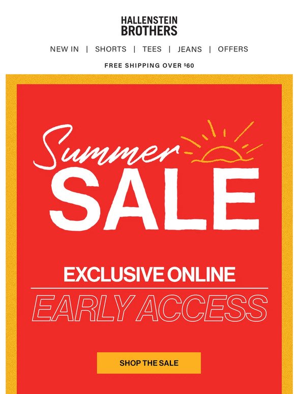 Summer Sale: EARLY ACCESS GRANTED 💥