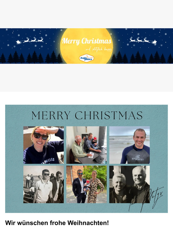 Wir wünschen frohe Weihnachten und besinnliche Tage ❤️