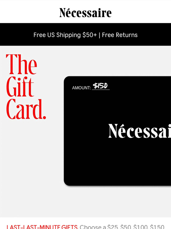 Nécessaire The Gift Card. Milled