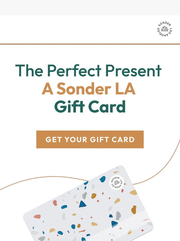 Sonder: Breaking News! Gift Cards Are Here To Save The Day! | Milled