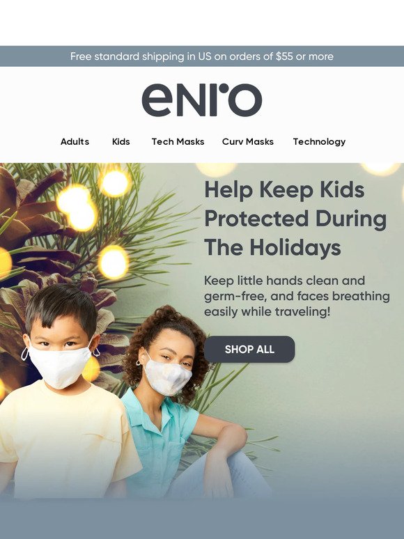 ENRO, Since 1919: The #1 Kids Mask That Fits