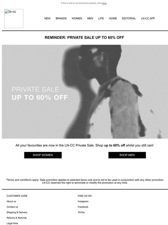 Still Time: Private Sale Up To 60% Off