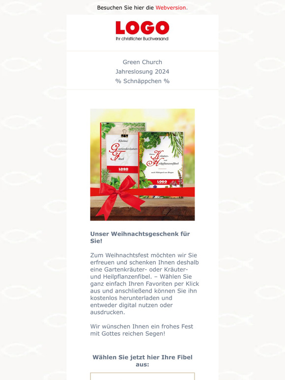 Unser Weihnachtsgeschenk für Sie 🎁🎄