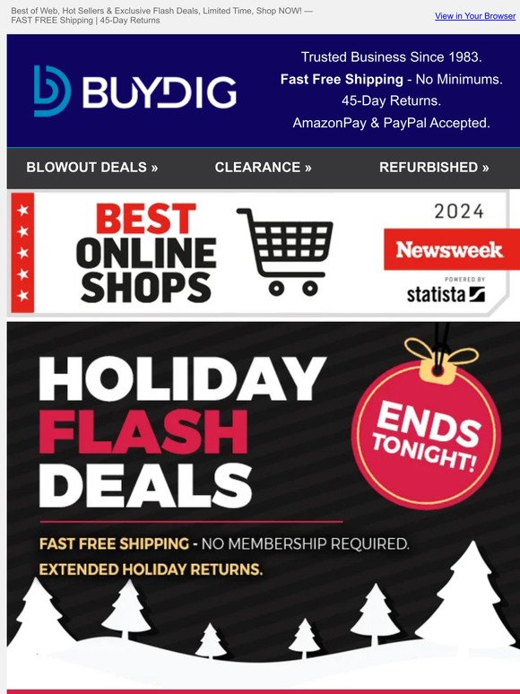 BuyDig.com: ⏰Flash Deals End Tonight - Huge Savings on Hot Deals!⏳