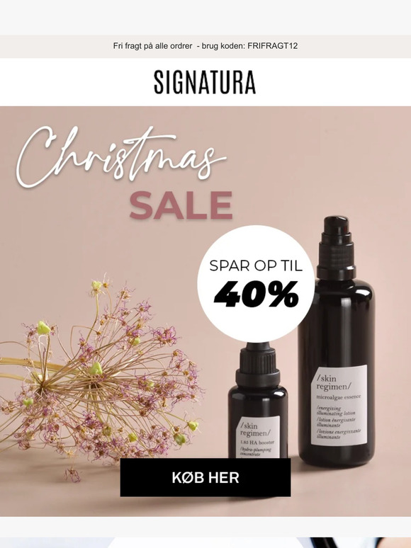 Glædelig Jul! ⭐ Spar op til 40% | Tilbud udløber snart...