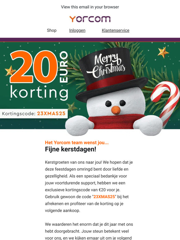 🎄 Fijne Dagen met €20 Kortingscode | Profiteer Nu! 🎁