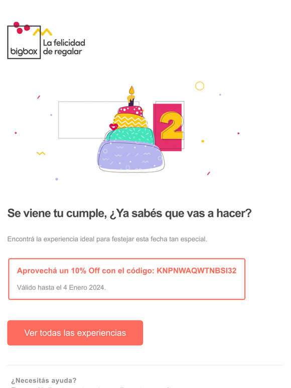 —, ¿ya sabés cómo festejar tu cumple?