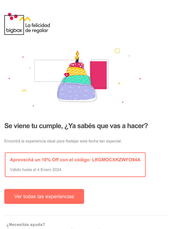 —, ¿ya sabés cómo festejar tu cumple?