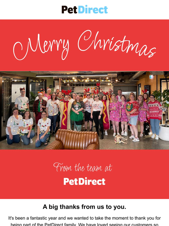 Pet Direct NZ Merry Christmas From The Team ⭐️ Milled