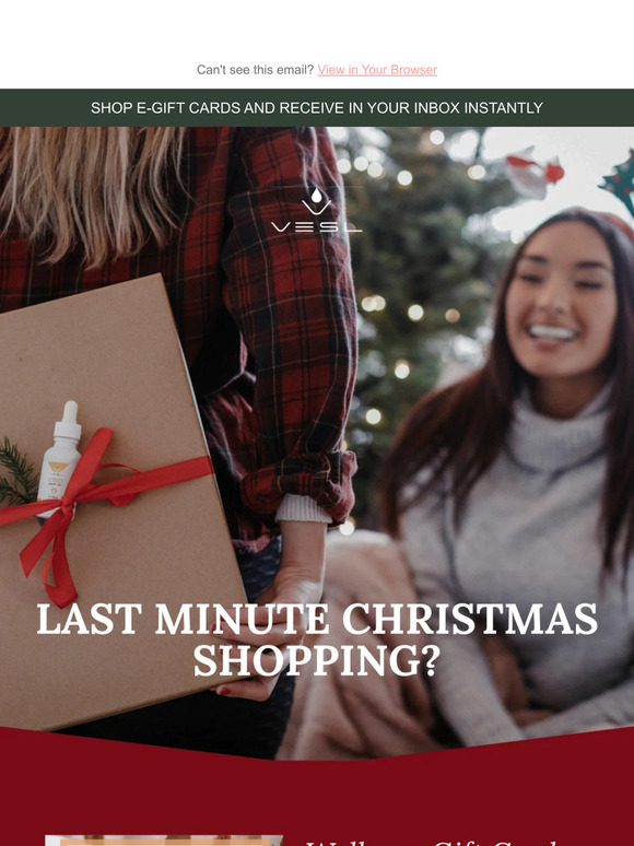 Att. Last minute Christmas shoppers