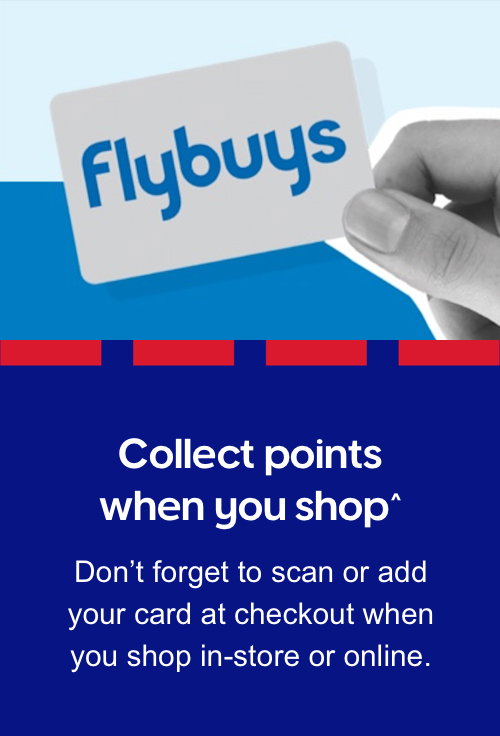 Collect points when you shop^