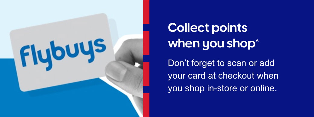 Collect points when you shop^